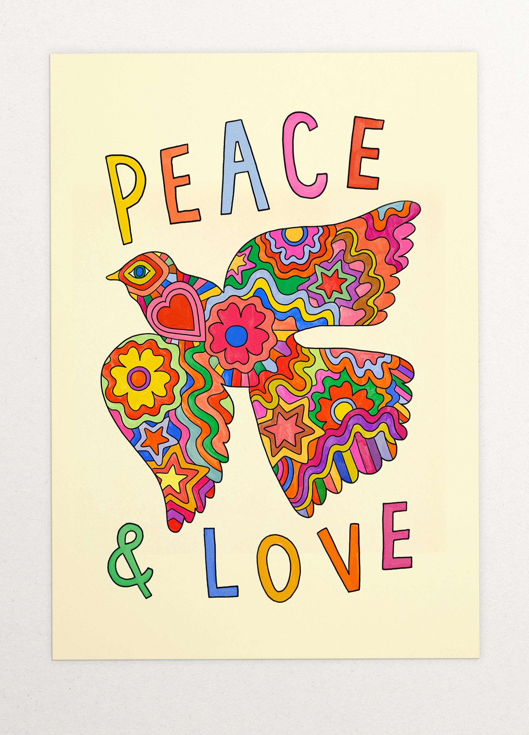 Peace & Love Greeting Card