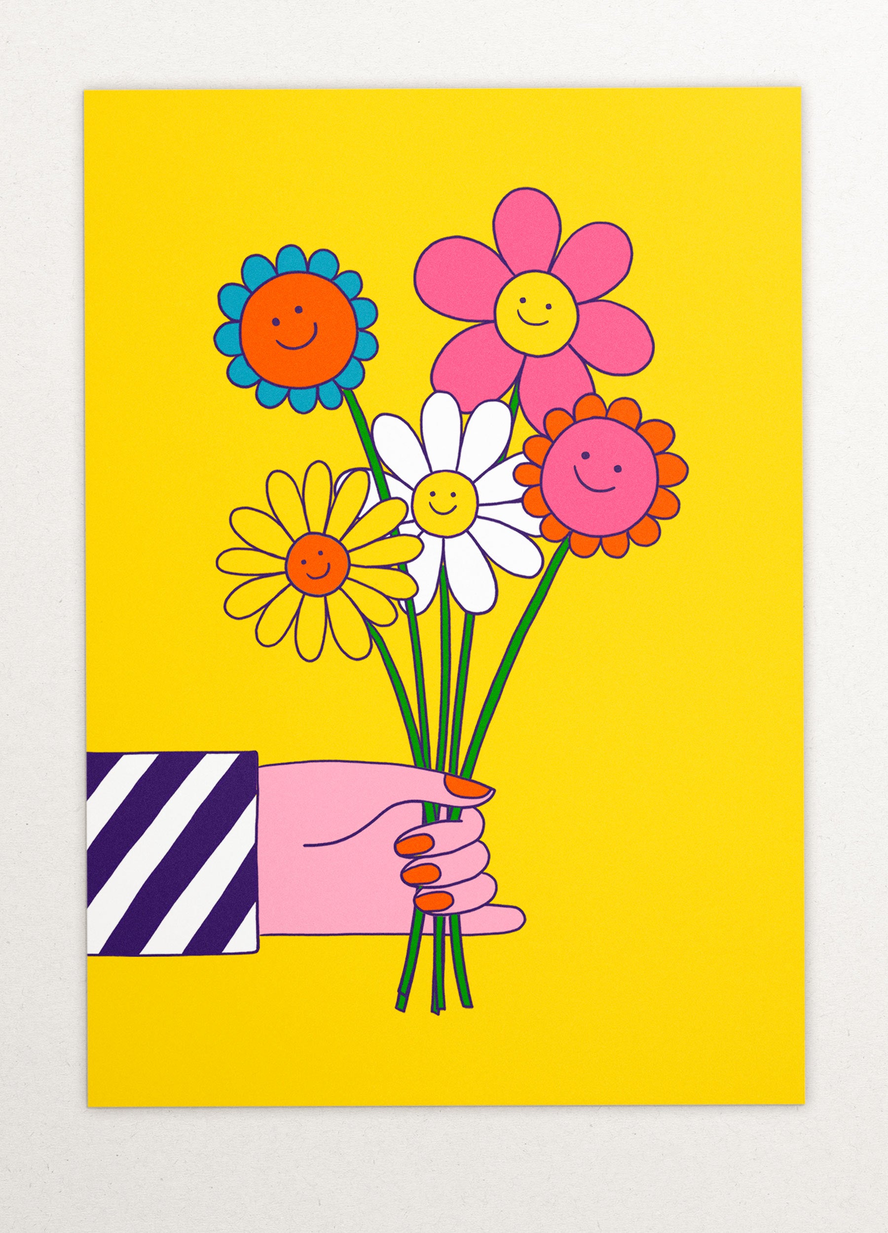 Flower Bunch Greeting Card